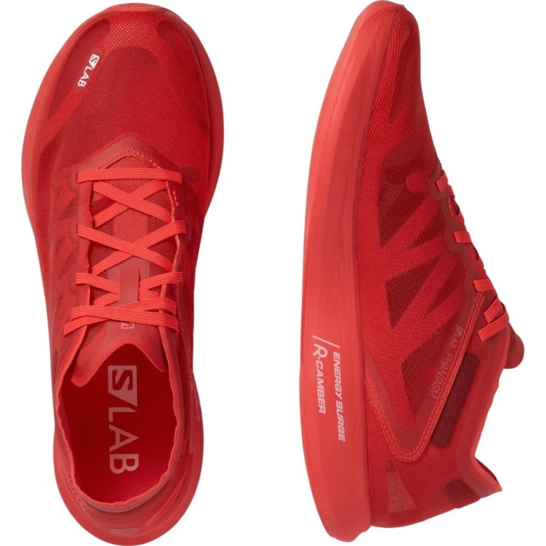 Red Salomon S/Lab Phantasm Men's Running Shoes | PH 97482D